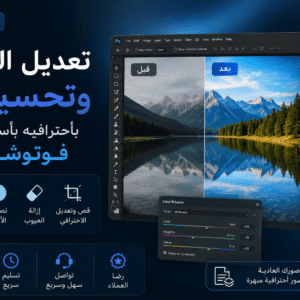 تعديل الصور وتحسينها باحترافية باستخدام فوتوشوب